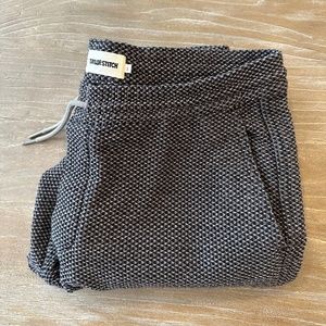 Taylor Stitch The Apres Pant charcoal sashiko men's small